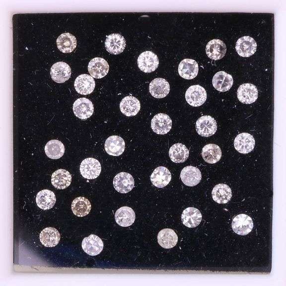 Sparkling .63ct set of matched round brilliant Diamonds!