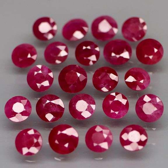 What? 22 individual Rubies weighing 7.72 carats! And they're REAL!