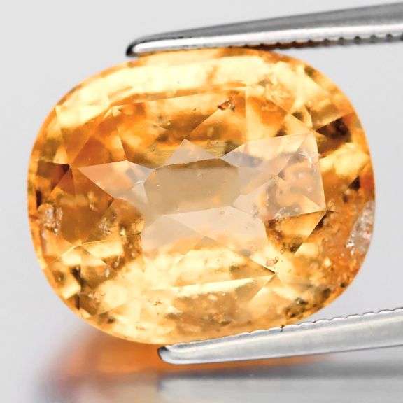 Rare! Collectors 9.90ct golden orange Grossular Garnet!