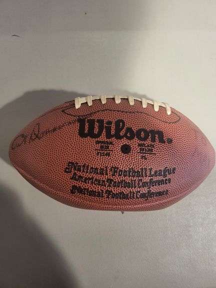 Hall of Famers Authpgrph Football by Johnny Unitas, A. Donovan, Jim Parker