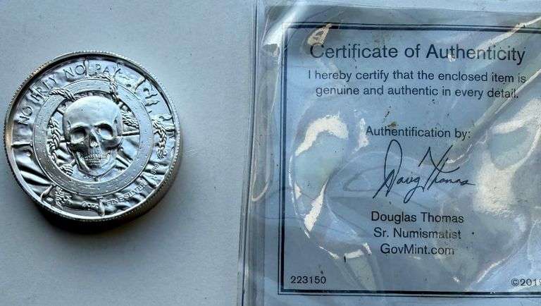 Elemental Privateer Kracken Unc 2 Troy oz Silver Round