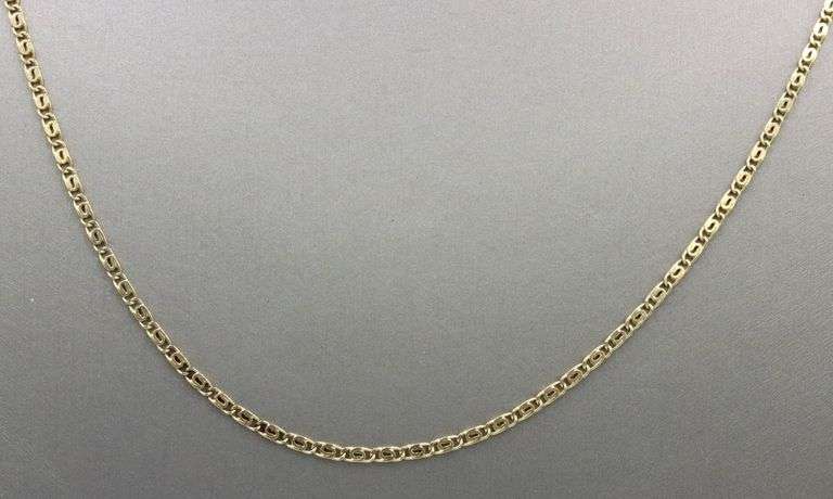 Pretty & Practical 14K YG 30" Snail Link Necklace