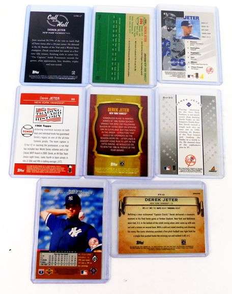 8 Derek Jeter Baseball Cards
