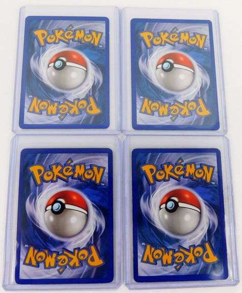 4 Pokémon 2002 Trade Cards