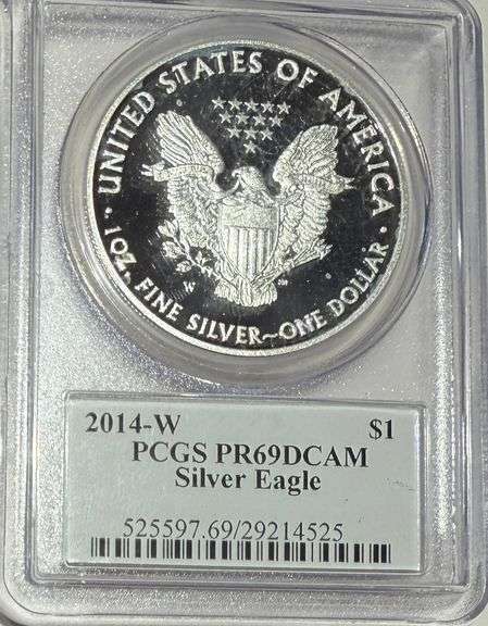 Mercanti Signed 2014 W PCGS PR69 DCAM