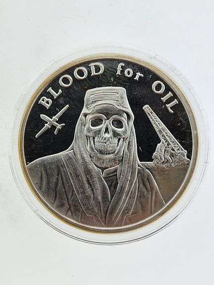 2017 Blood For Oil / Death Of The Dollar Coins Set