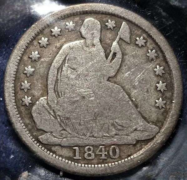 1840-O Seated Liberty Half Dime (No Drapery) New Orleans VG Early Type Coin