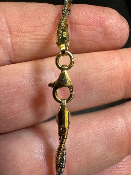 925 Sterling Silver Two Layer Twisted 2.7mm Omega Spring Chain 16"