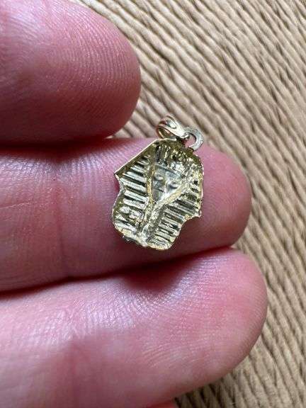 10k Yellow Gold Pharaoh Pendant