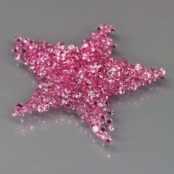 Rare! Heated only! 3.01ct pink Sapphire set