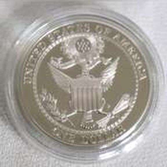 Three Silver Dollar Comm Proofs with Box & Papers
