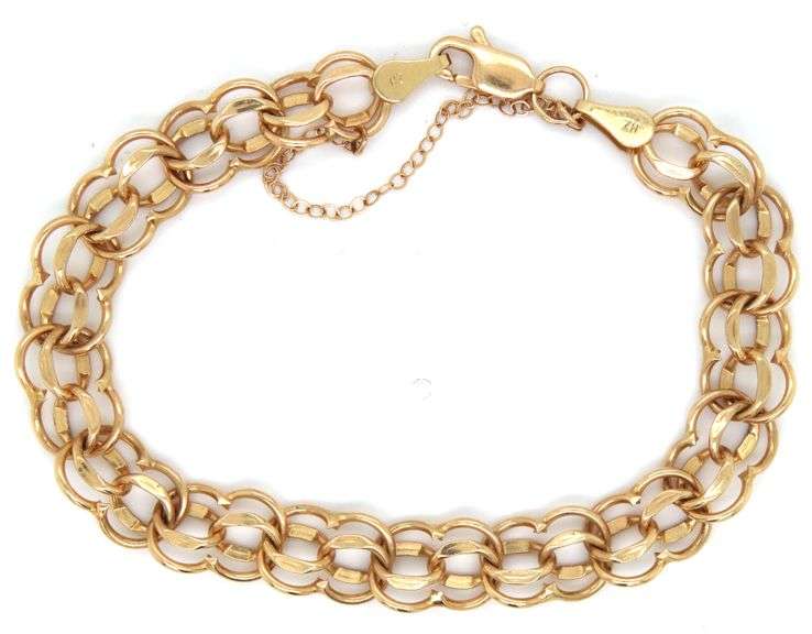 In Demand 14K YG Estate Charm Bracelet