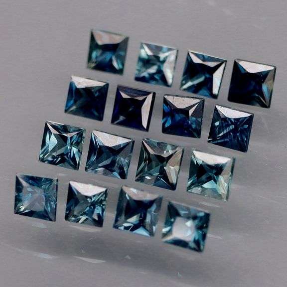 Deep blue and perfect for you! 2.96ct radiant princess cut Sapphires!