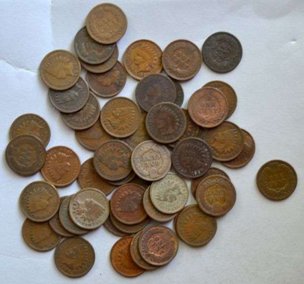 50 1900 Era Indian Cents