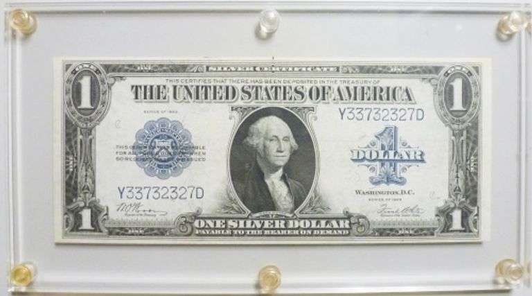 Superb Gem Crisp 1923 $1 Silver Certificate Fr.238-Pristine!
