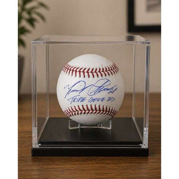 Miguel Cabrera Triple Crown 2012 Signed Baseball with COA