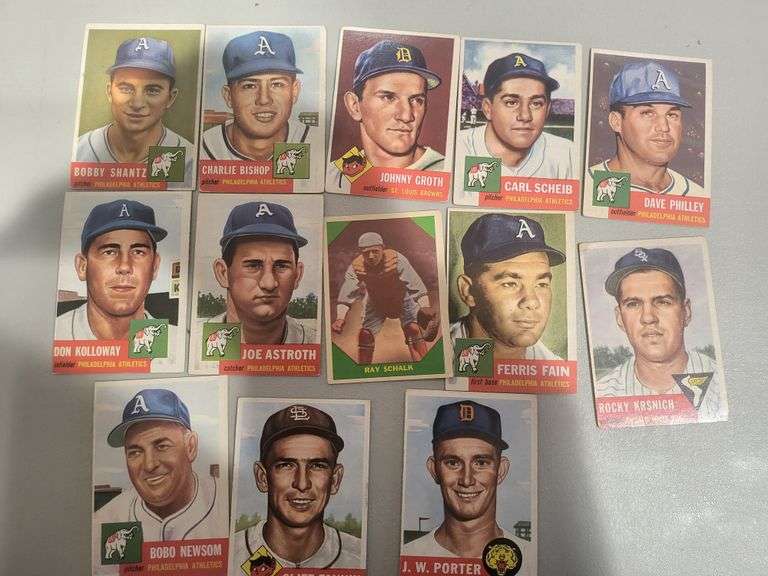 13 Very rare and collectable Vintage cards