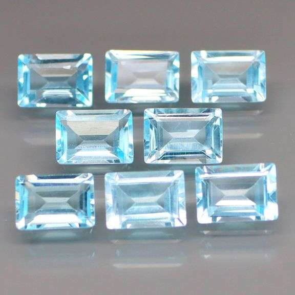 High fire! 10.25ct vibrant sky blue Topaz set!