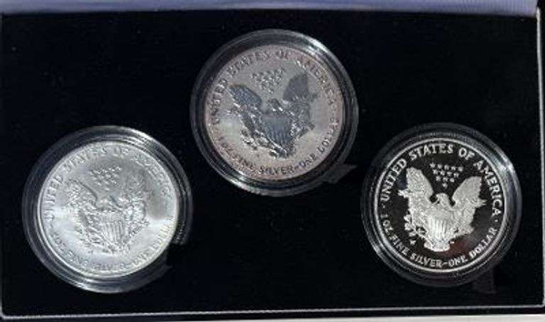 American Eagle 20 th Ann Silver Coin Set