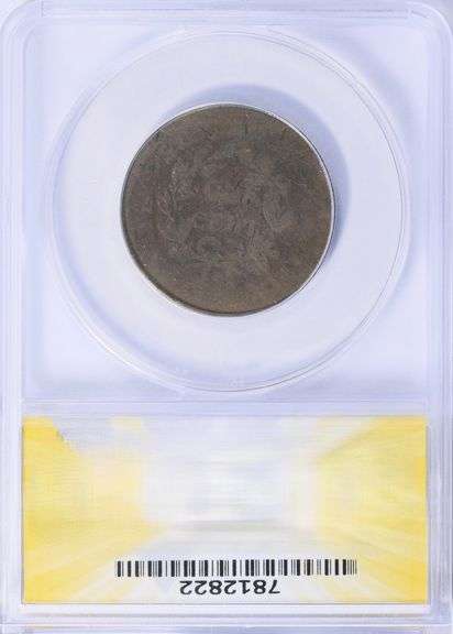 1807/6 Draped Bust Large Cent S-273 Large 7 ANACS FR-02 Details Scarce Overdate Variety
