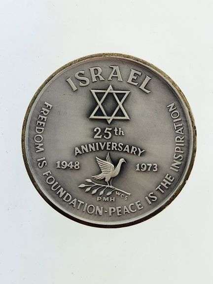Golda Meir - Prime Minister Of Israel, .999 Silver