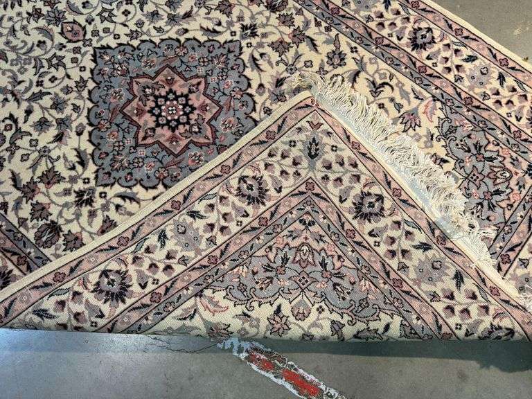 Superb Silk&Wool Tabriz Rug 4x6