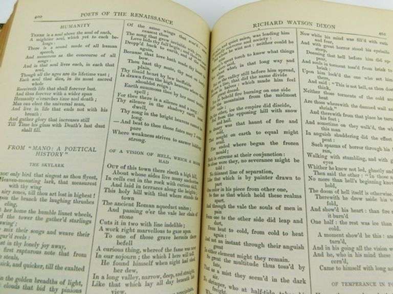 1906 A Victorian Anthology Antique Book