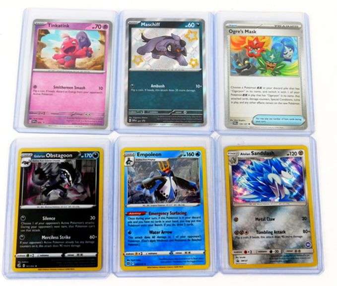 6 Pokémon Promo Trade Cards
