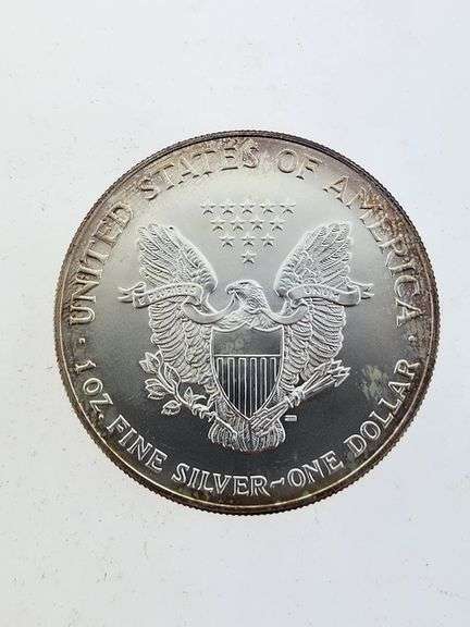 2001 American Silver Eagle, Toned