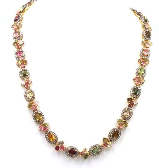 Fabulous Brand New European Direct From Manufacturer 24.80CTW Oval, Pear Shaped Faceted Multi-Colore