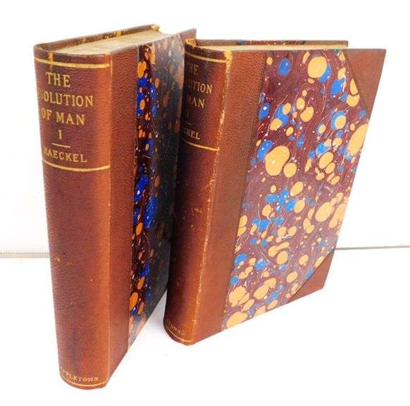 1896 Evolution of Man, 2 Volume Set
