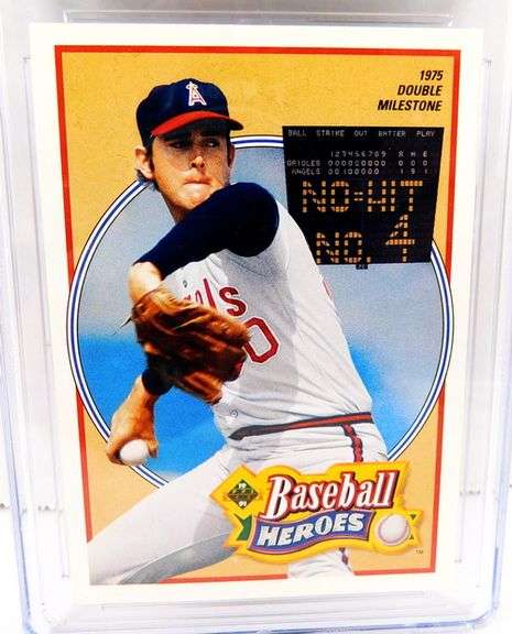 Nolan Ryan 1991 Baseball Card, 10 Gem Mint
