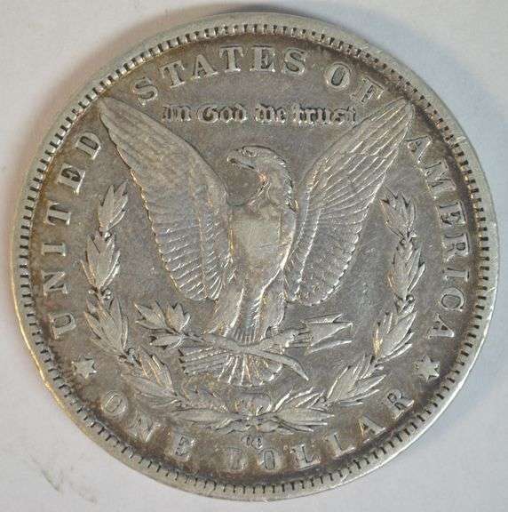 Very sharp 1882-CC Morgan Silver Dollar. Key date
