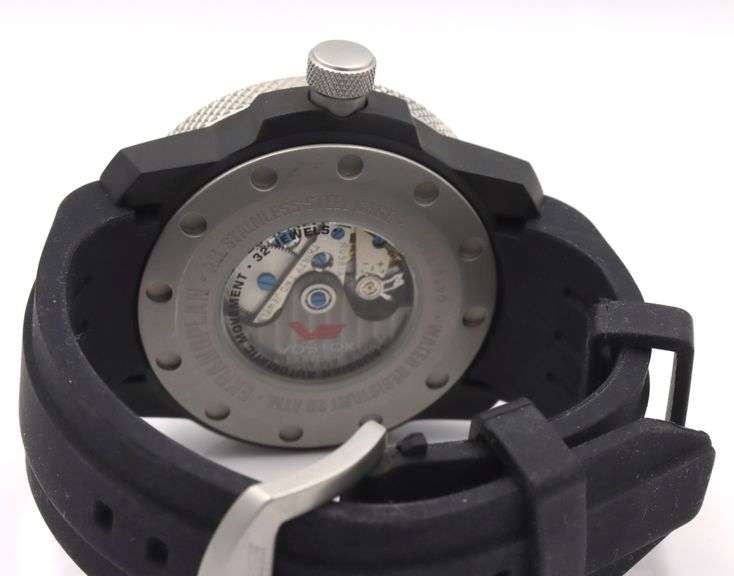 Vostok Europe Ekranoplan Caspian Sea monster Tritium tube dive watch