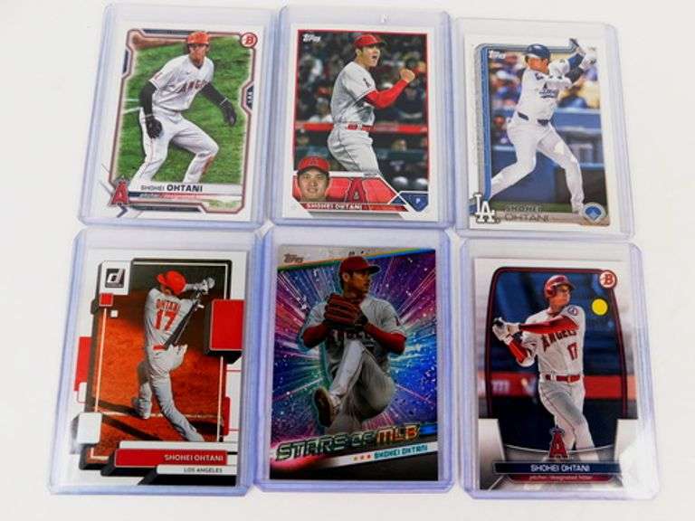 6 Shohei Ohtani Baseball Cards