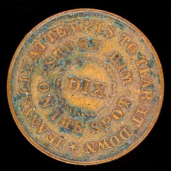 1863 “Flag of Our Nation” Patriotic Civil War Token