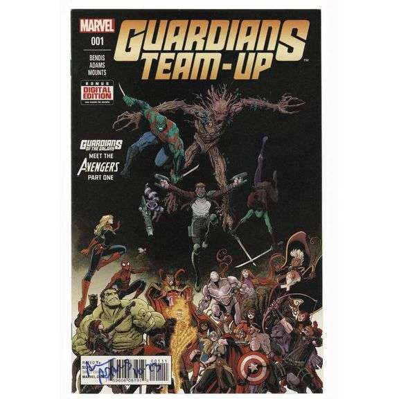 Signed Comic Book Guardians Team-Up #1