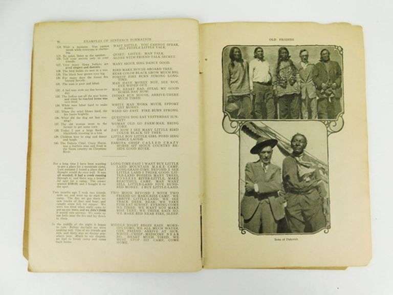 1929 Indian Sign Language from Boy Scout Jamboree