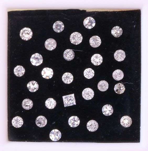 High fire .68ct set of REAL round brilliant Diamonds!