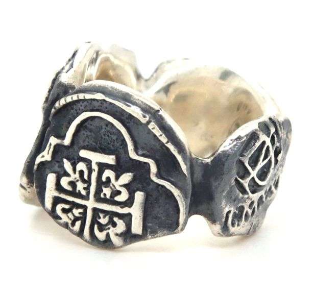 David Yurman Shipwreck signed coin ring