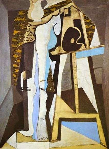 Pablo Picasso, Interior With Easel