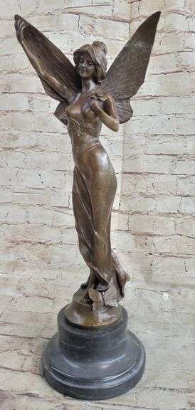 Fairy Butterfly Angel Bronze Sculpture