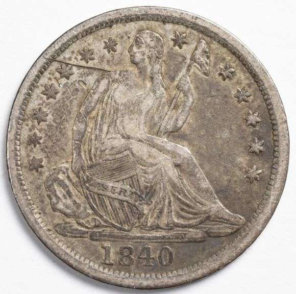 1840-P Seated Liberty Silver Half Dime Extremely Fine (XF) | Early Philadelphia Issue