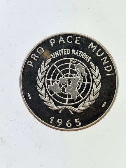 1965 United Nations Pro Pace Mundi - Pope Coin