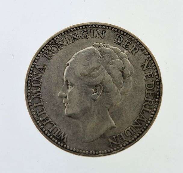 1922 Netherlands 1 Gulden, Silver