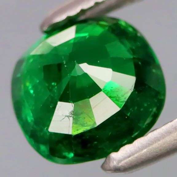 Rare! 1.05ct untreated dark green Tsavorite Garnet!