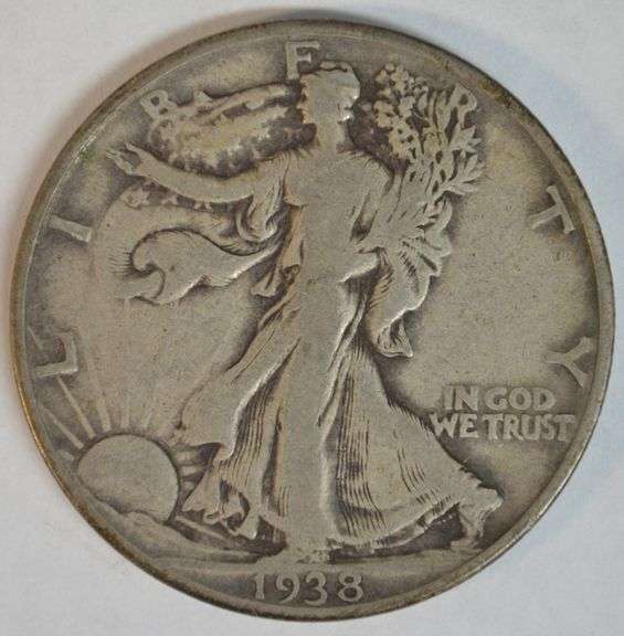Scarce key date 1938-D Walking Liberty Half Dollar