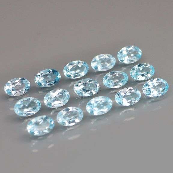Why aren't you sparkling yet? Get this 8.23ct blue Topaz set!