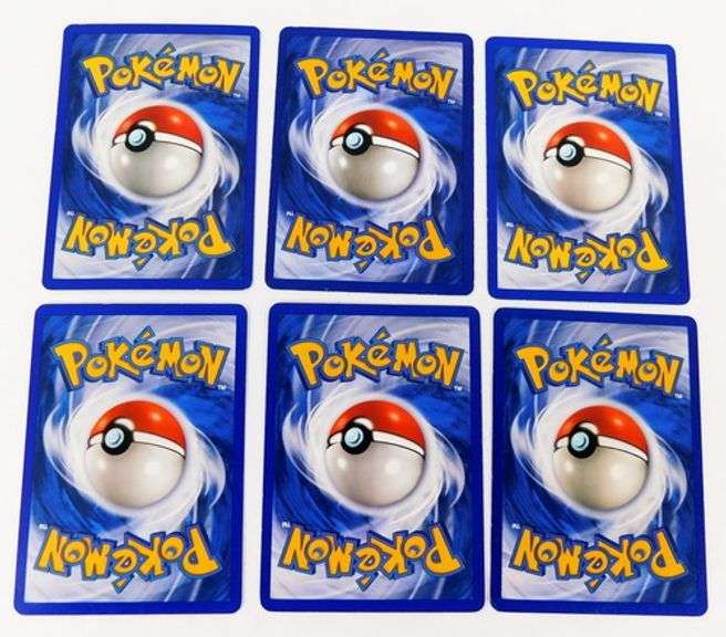 6 Pokémon Trade Cards