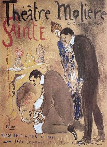 Pablo Picasso, Sainte-Roulette (1901) Pablo Picasso Sainte-Roulette (1901)